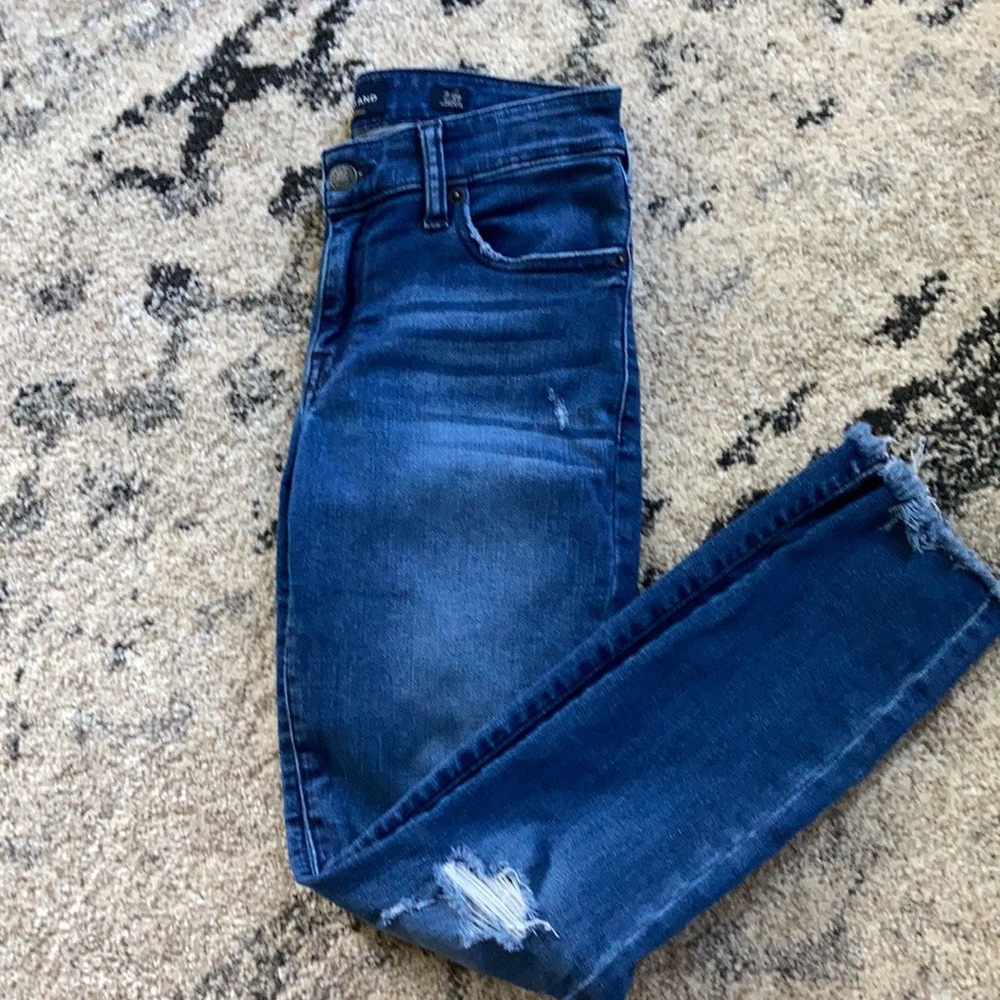 Lucky Brand Distressed Ankle Cheville Jeans wore 1 time